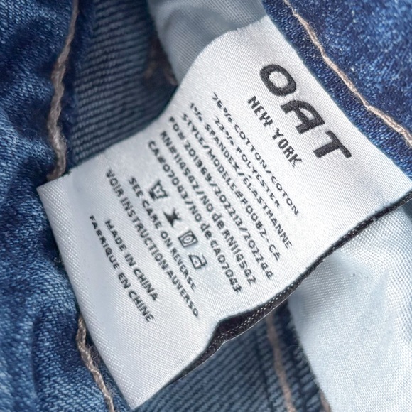 Oat New York High-Rise Cuffed Wide Leg Jeans - Picture 8 of 8